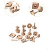 Wooden Lacing Toy Matching Stacking Toys Cognitive Enlightenment Portable Shape Puzzle