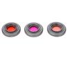 3 Stück Kameraobjektiv Tauchfilter Hochauflösendes Optisches Glas Rosa Rot Lila Kamera Tauchfilter