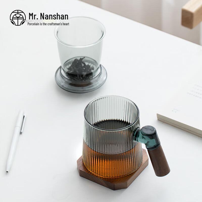 Nanshan Glass Tea Cup with Lid