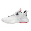 Anta Speedy 2 Fabric Synthetic Leather Shock Absorption Non-Slip Wear-Resistant Low-Top Basketball Shoes Men sneaker White Red Black 112141606-6