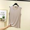 Modal loose vest men's summer new solid color casual and comfortable round neck seamless bottoming top