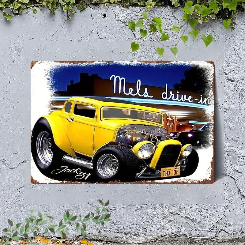 

Металлическая декоративная живопись для гаражей и автосервисов