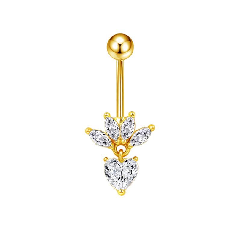 Gaibei Starfish Butterfly Trendy Navel Ring Jewelry