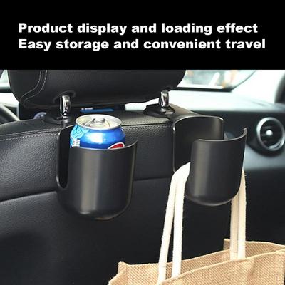 Car Back Seat Cup Holder Cars Hanging Mount Drink Storage Holders Multifunctional Auto Truck Interior Water Bottle Organizer