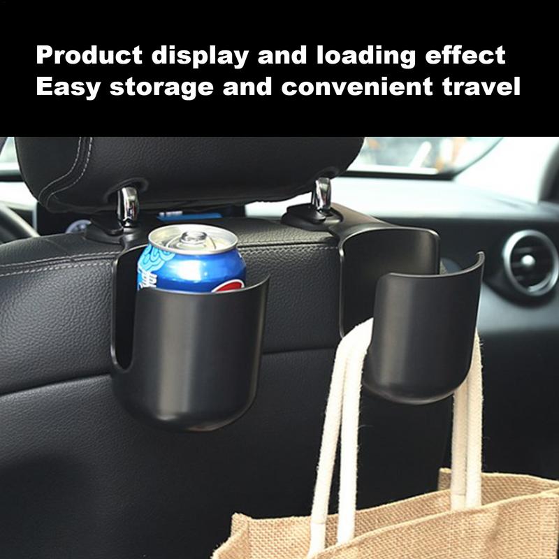 Car Back Seat Cup Holder cars Hanging Mount Drink Storage Holders Multifunctional Auto Truck Interior Water Bottle Organizer