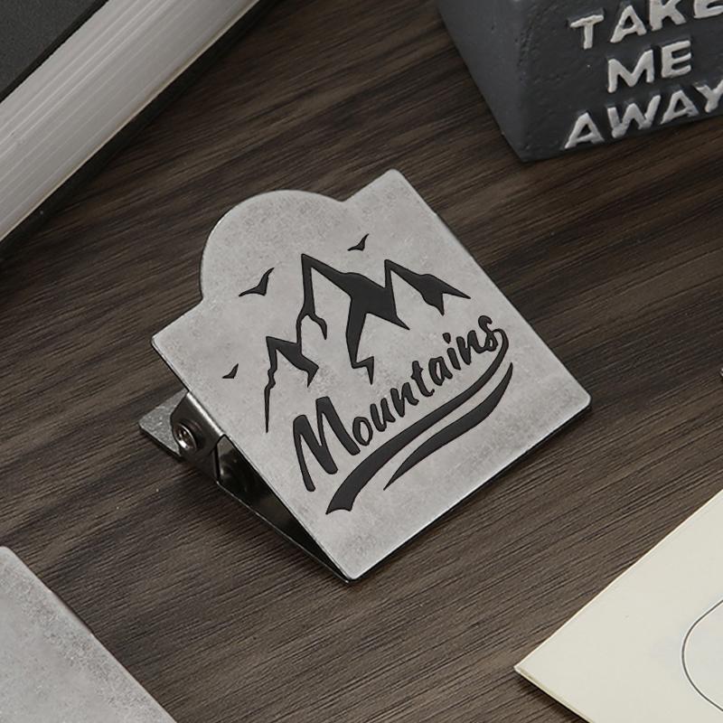 

1PCS Retro Metal Binder Clips Foldback Notes Letter File Paper Clip Binding Securing Clips Office School Stationery 40mm 1PCS