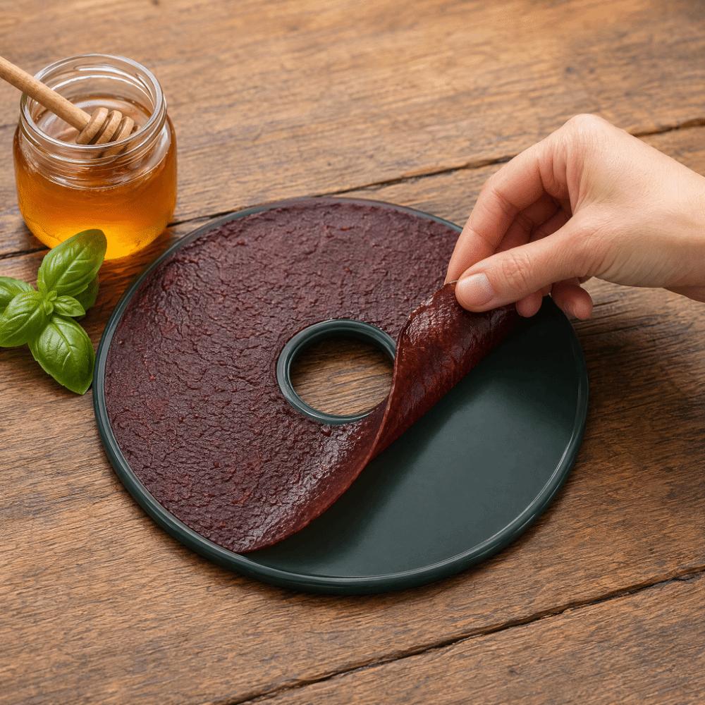 Transparent Green Food Dehydrator Sheet Silicone Fruit Drying Sheet For Nesco Dehydrator