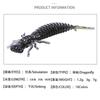 10pcs/lot Worm Larva Soft Lures Artificial Silicone Bait Bionic Dragonfly Lure Bait Soft Bait Hard Bait Spiral Sea FishingTackle
