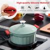 2 Pcs Silicone Assist Hot Pan Handle Holder Anti-slip Cast Iron Pan Skillet Handle Cover Heat Resistant Pot Holder Sleeves JT426