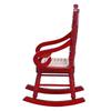 1:12   Miniature Furniture Wooden Rocking Chair for Dolls House Decor Toys (White)