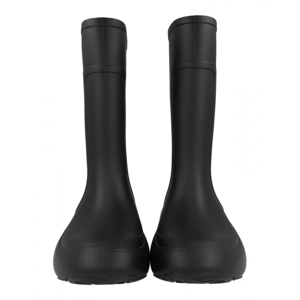 Salvatore Ferragamo Gancini Logo Rain Boots Black
