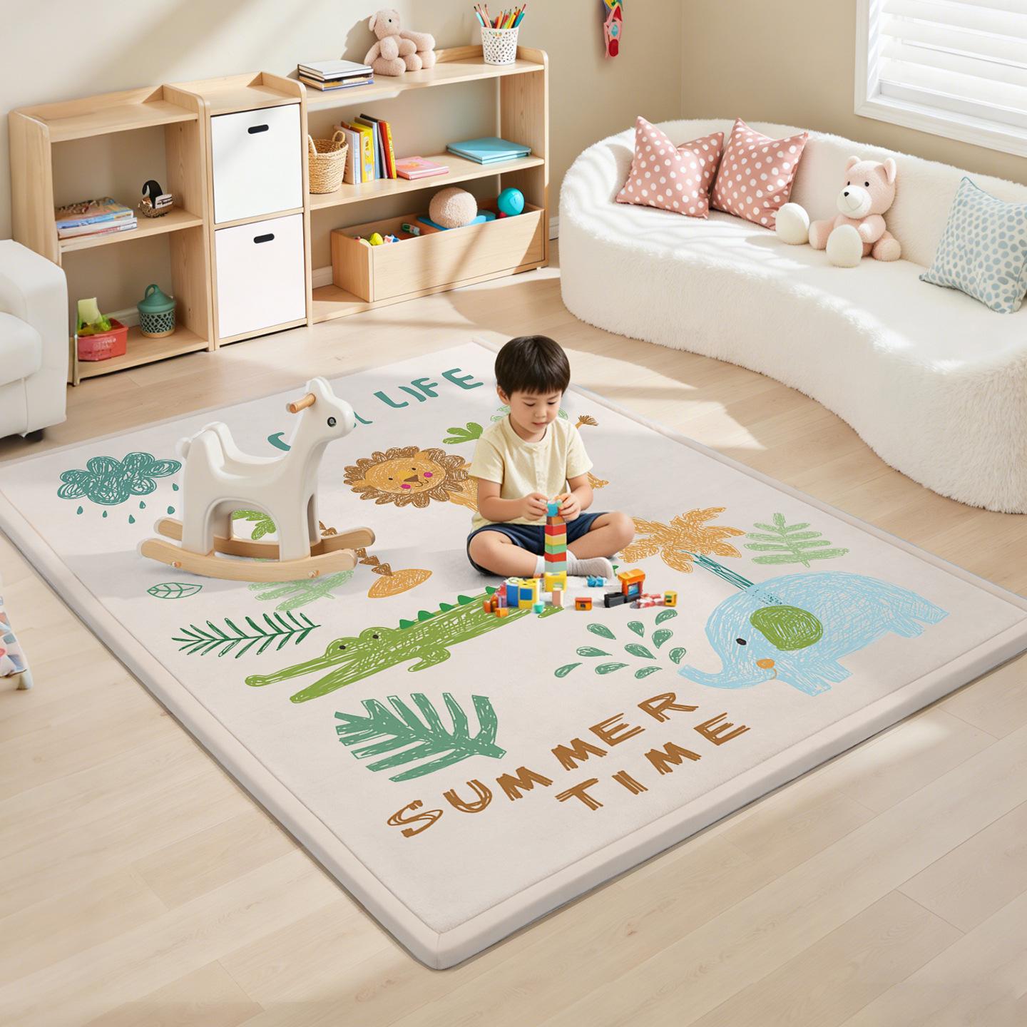 Children s Non-slip Crawling Mat: Game, Anti-fall & Tatami Sponge Floor Carpet. 60x200cm