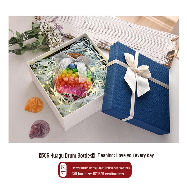 Pentagon Folded Star Tube - Lucky Star Straw Material Wishing Bottle Gift for Students