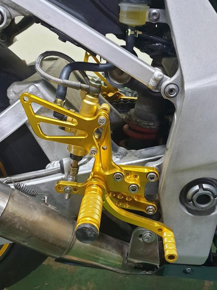 Aluminum Foot Peg Pedal Rearset Footrest Rear Set For Suzuki SV650 SV1000 SV650/S SV1000S SV 650 1000 S 1998-2014 GSXR1000 K1-K4