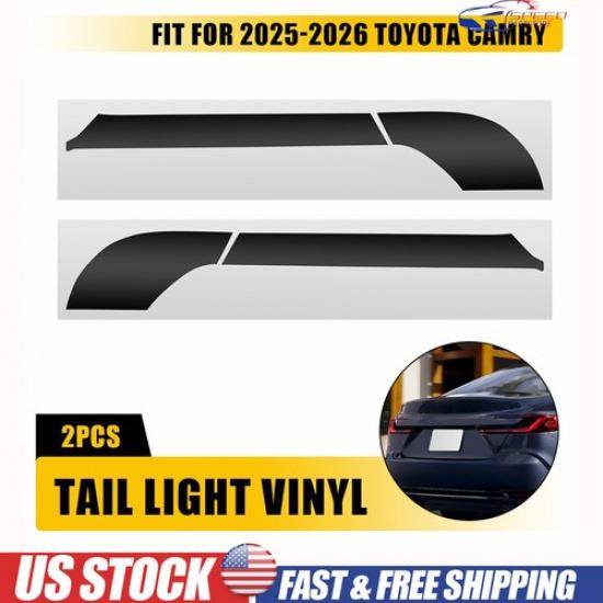 

Smoked Precut Tail Blackout Light Vinyl Decals Stickers For 2025-26 Toyota Camry