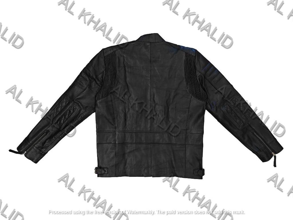 Black Men's Real Lambskin Leather Jacket New Handmade Stylish Biker Motorcycle