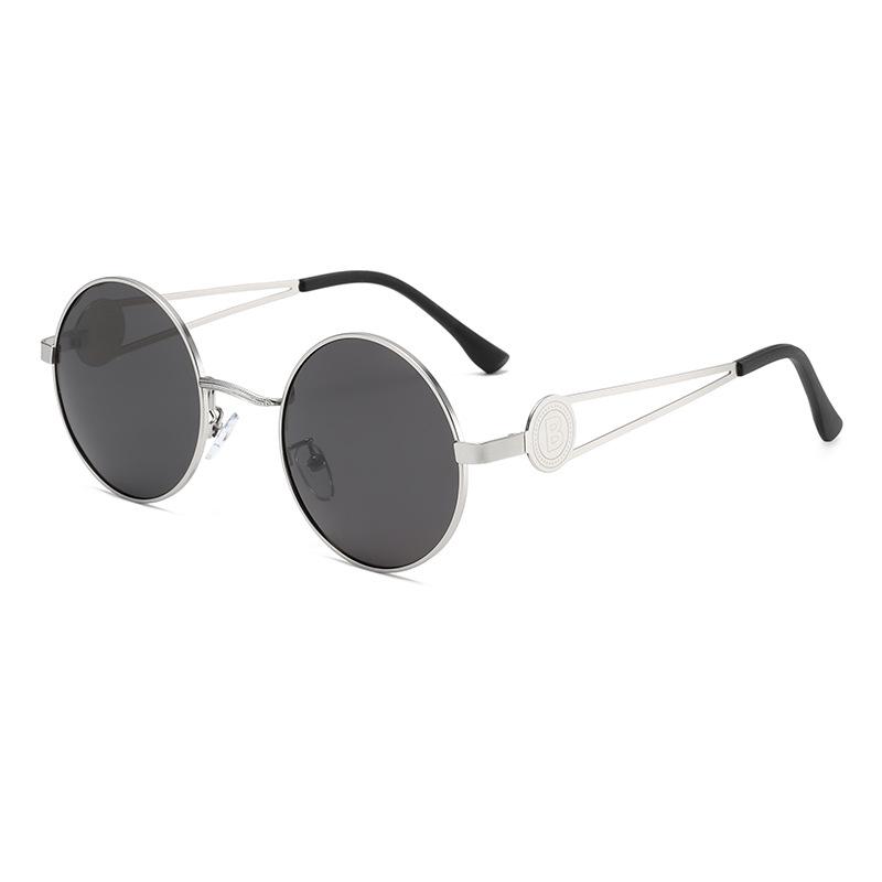 

High-End Women s Polarized Round Mirror Sunglasses with Metal Frame – European & American Style, UV Protection by MiuMiu.