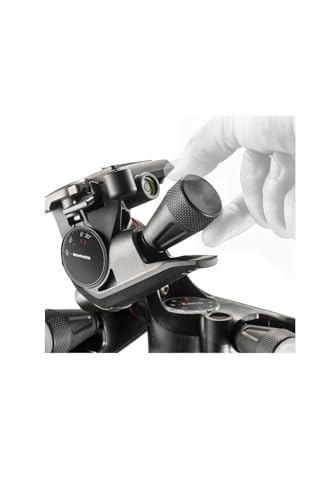 Manfrotto XPRO Geared Tripod Head JP A00058BMN 750g 4kg Load Precision Framing Photography Cleaning Cloth