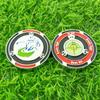 Metal Golf Green Reader Two-sided Golf Ball Marker Golf Hat Clip Marker  Boys
