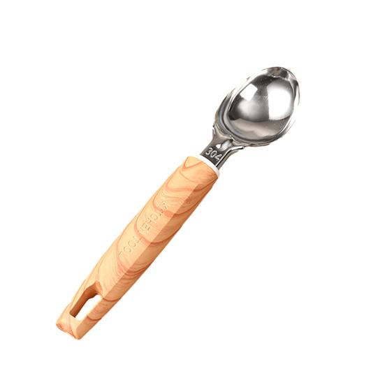 Stainless Steel Ice Cream Scoop with Trigger Release Melon Baller for Fruit Desserts Rust-Resistant Dishwasher Safe Essential Kitchen Tool for Home