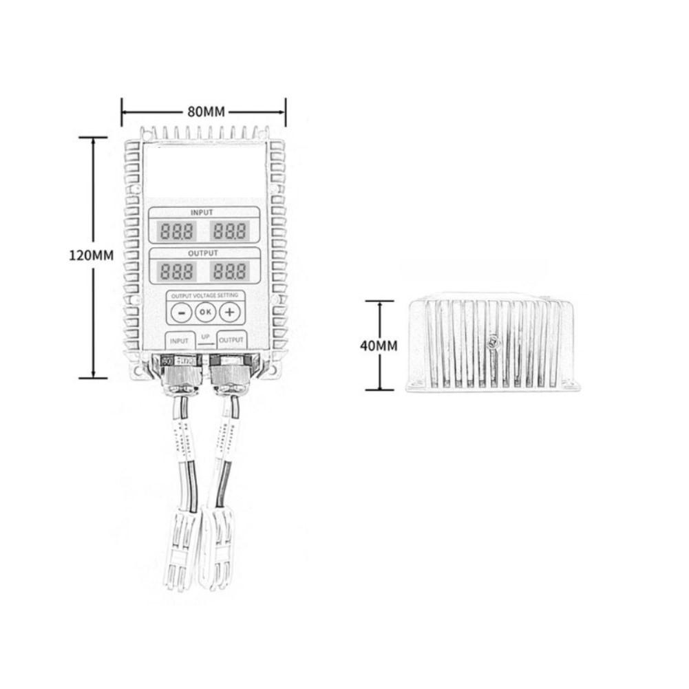 MPPT Boost Voltage Solar Cell Controller 24-85V IP66 Protection & Efficient Cooling For Outdoor Power Supply