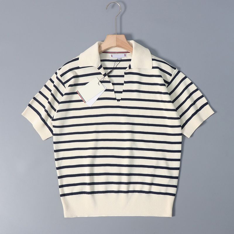 

No Soup Series 2025 New Women Boutique Women clothes Woolen Sweater Stripe RC-soup Knitwear black Stripes XS