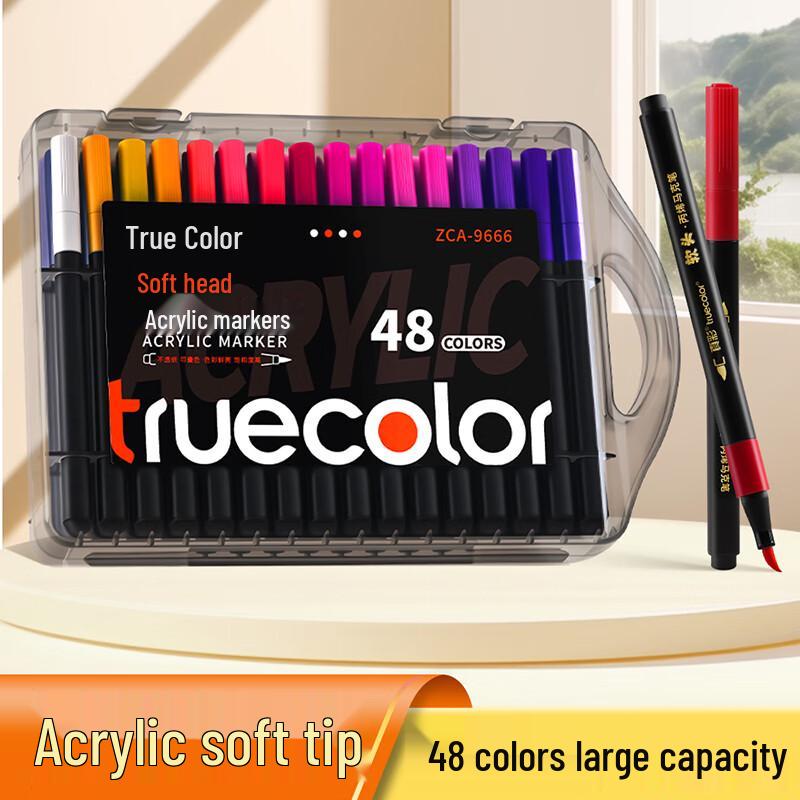 TRUECOLOR Soft-Tip Acrylic Marker Pens
