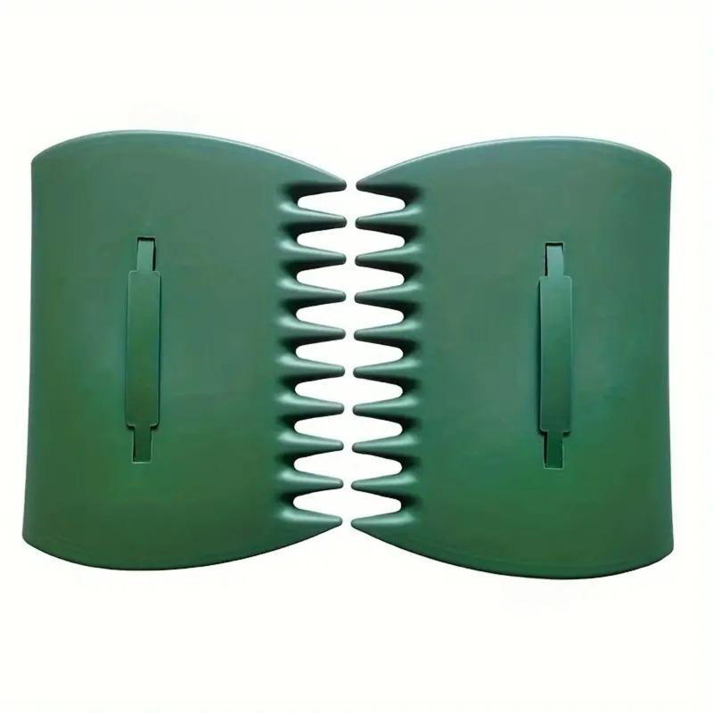 2pcs Outdoor Leaf Clip Gardening Plastic Leaf Rake Collect Garden Fallen Leaves Rake Garden Tools Garden Maple Leaves 2pcs(1 pair)