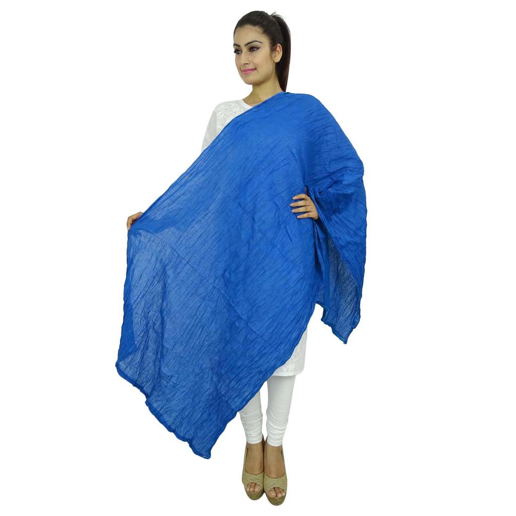 Stole Indian Long Cotton Blend Stole Dupatta Chunni Neck Wrap Scarf Throw Wih