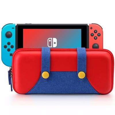 Estuche rígido portátil para Nintendo Switch, bolsa de almacenamiento con doble cremallera y botón magnético, para consola NS