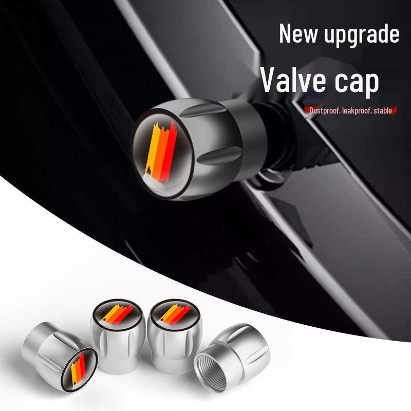 Universal Aluminum Alloy Tire Valve Stem Cap for BMW & Mercedes-Benz