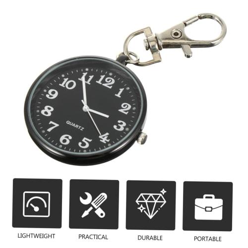Nurse Watch, Pocket Watch, Quartz Pocket Keychain, Alloy Nurse Watch Pendant, Student Watch ()
