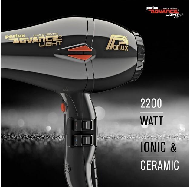 Фен Parlux Advance Light Ionic & Ceramic schwarz