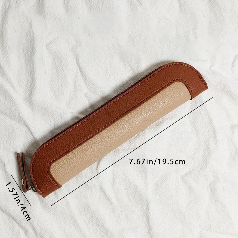 

Compact and portable pen case, portable tablet pen storage, pen protection case коричневий