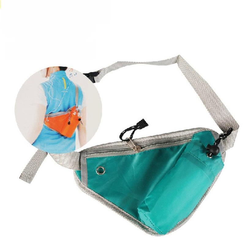 

Casual Waist Pack Waterproof Clothes Bicycle Triangular Waist Bag Water Bottle Pocket зелёный