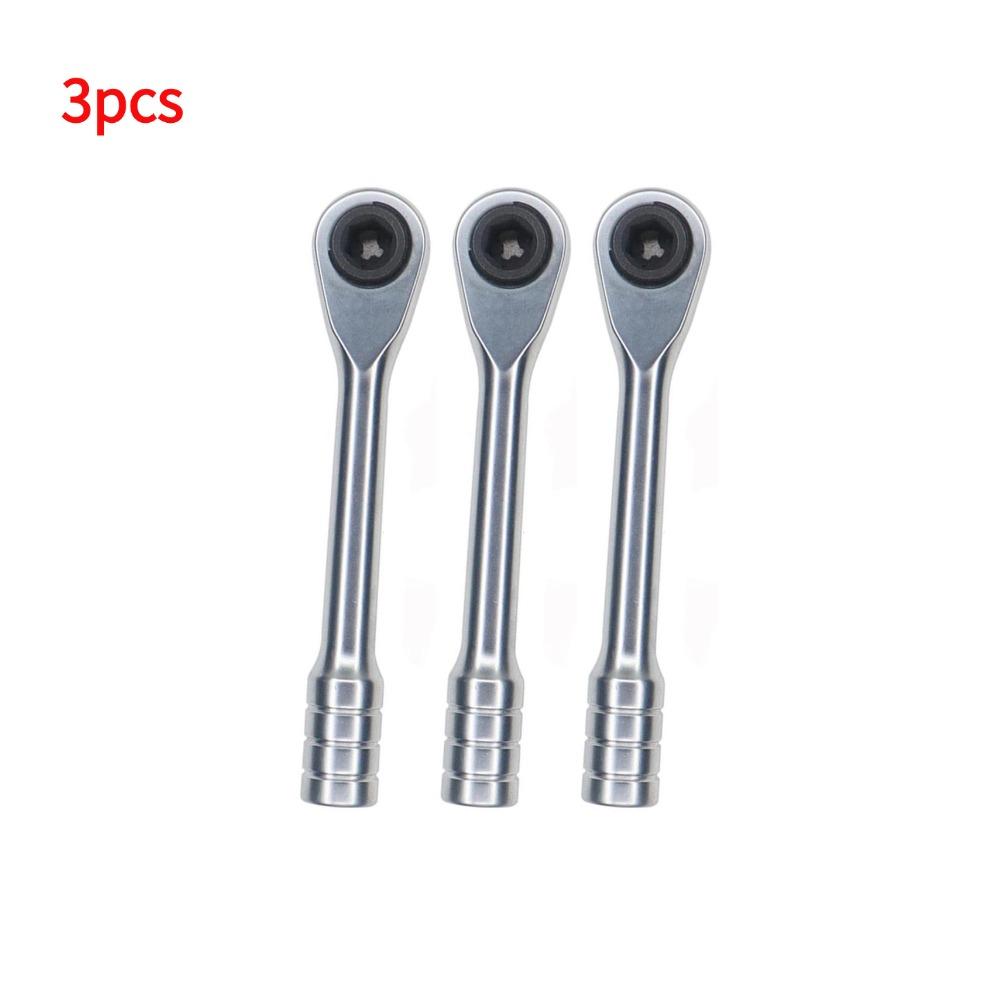 1/4 Inch Mini Ratchet Wrench 72-tooth Anticorrosion Bidirectional Wrench Magnetic Reversible Ratchet Wrench Automobile Tool