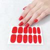 Gradient-Stil Nagellack-Aufkleber Set Selbstklebend Wasserdicht Glitzer Falsche Nagel-Aufkleber