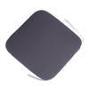 Memory Foam Chair Cushion 40x40x4cm Dark Gray Comfortable Slow Rebound Chair Pad with Anti Slip Bott