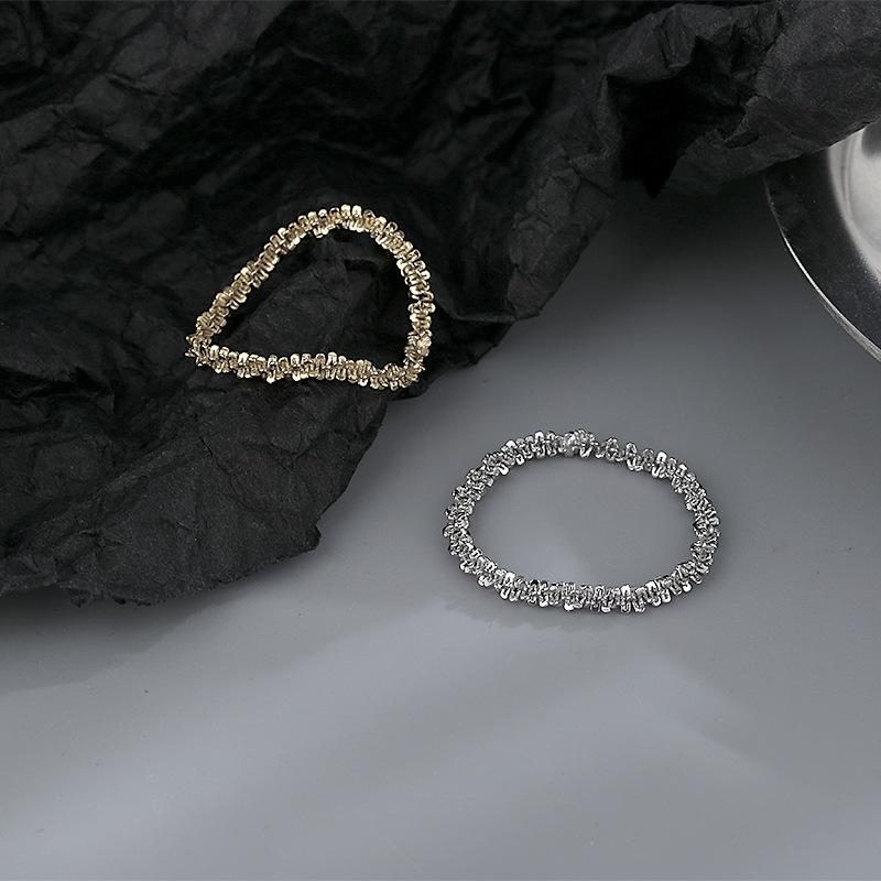Arrived 925 Sterling Silver Sparkling Ring Simple Style Versatile Decorative Compact Index Finger Ring Women Fashion Jewelry