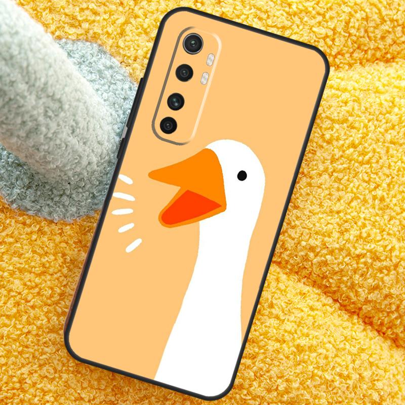 Étui Dessin Animé Oie Drôle Pour Xiaomi 13T 14T 15T 14 15 Ultra 17 Pro Max Coque Pour POCO F8 F7 X7 Pro F5 F6 X5 X6