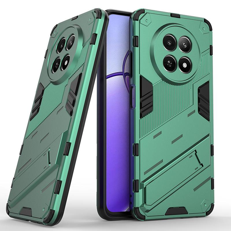 For Realme 12X 5G Cover Case For Realme 12X Coque Fundas Armor Shockproof KidStand Hard PC Protective Phone Bumper Realme 12X
