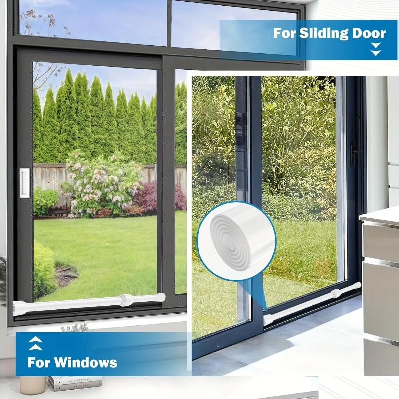 1pc Multifunctional Spring Loaded Extendable Telescopic Rod Household Hanging Rods For Window Most Doors Locks For Home