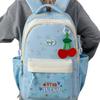 Schoolbag1011 New Cool Soft Cute Cat Full Printed Plaid School Bag Junior High School Students Light Commuting Daily Versatile Backpack