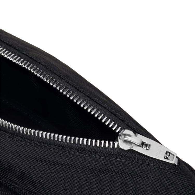 Celine Logo Print Multi-Zipper Nylon Fabric Shoulder Crossbody Chest Waist Bag Large Men bags Black 198682DMT-38SI