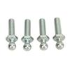 4Pcs 10mm   Studs 5Celsius16‑18 Thread High Hardness Rugged Stable   Studs Washers Kit for Tool Boxes RVs Cars