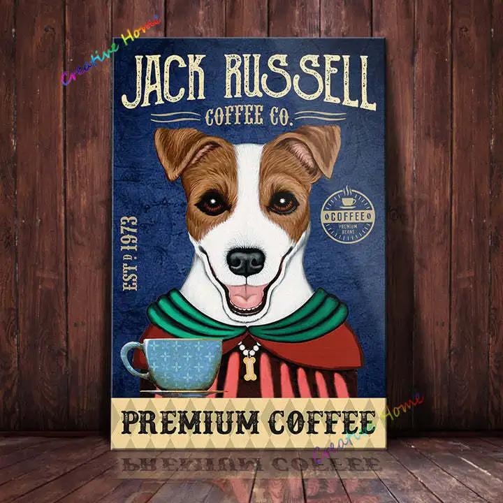 Jack Russell Terrier & Co. Bade Seife Blechschild Kaffee Metallschild Vintage Bar Zuhause Badezimmer Wanddeko Lustiges Schild 12x8 Zoll