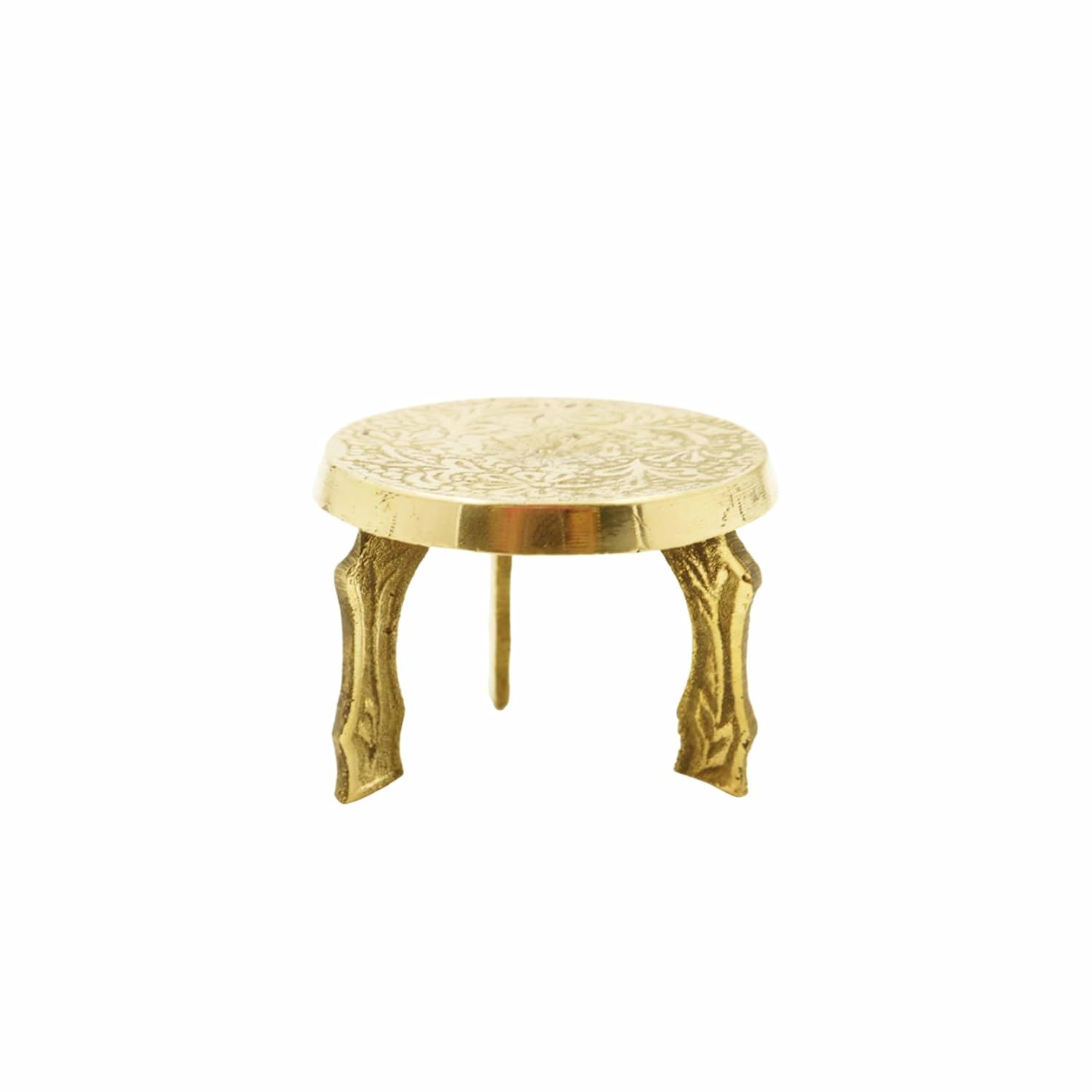 Putrika Traditional Brass Mukali | Stool | Peeta | Mukkali Trumpet | chowki Pooja for God