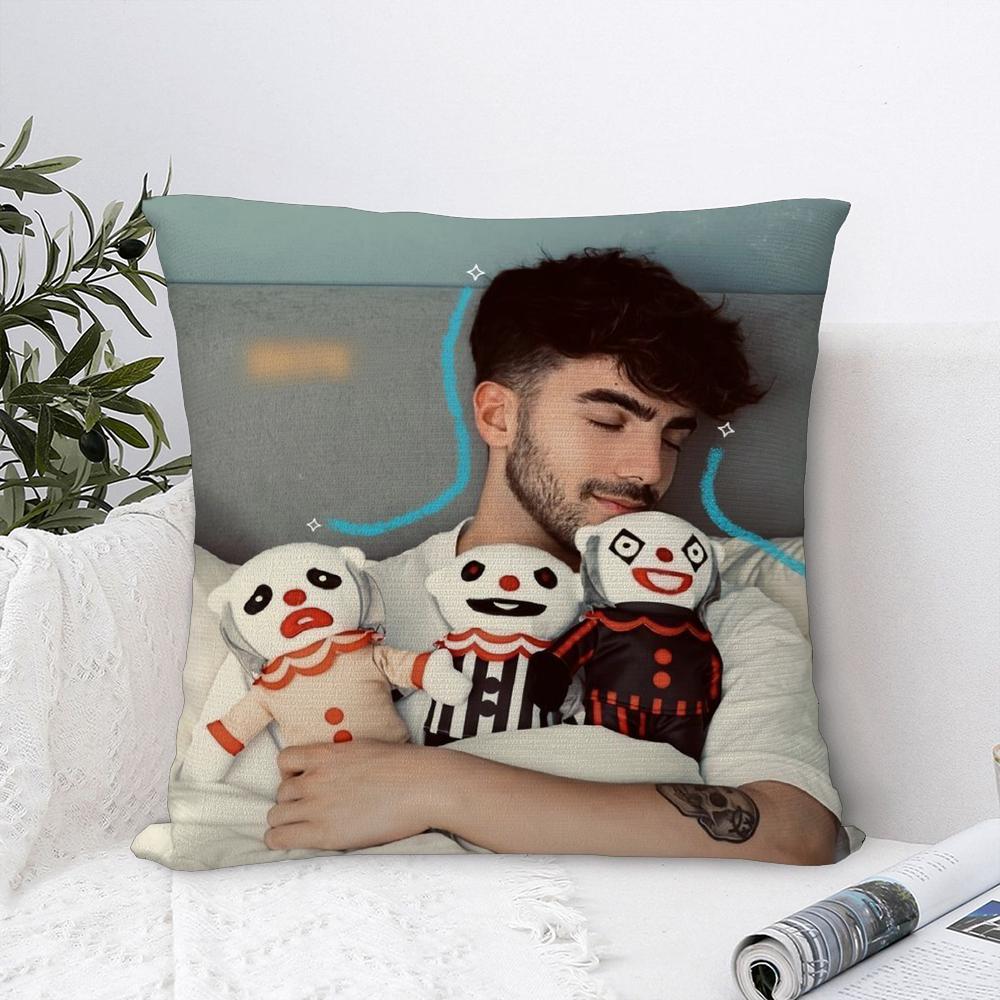 Internet-Star Fede V-Vigevani Kissenbezug Plüschstoff Weicher Kissenbezug Zweiseitiger Druck Kissenbezug Überwurf-Kissenbezug