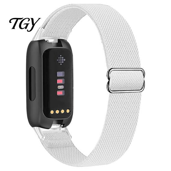 Lightweight Replacement Wrist Strap Elastic Nylon Watch Bands for Fitbit Inspire 3, Adjustable Quick Release Band Breathable Woven Sports Wristband