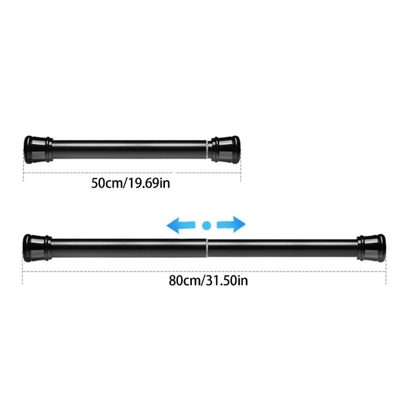 Extendable Tension Rod Ideal For Renters Easy Installation Without Wall Damage Flexible Solution